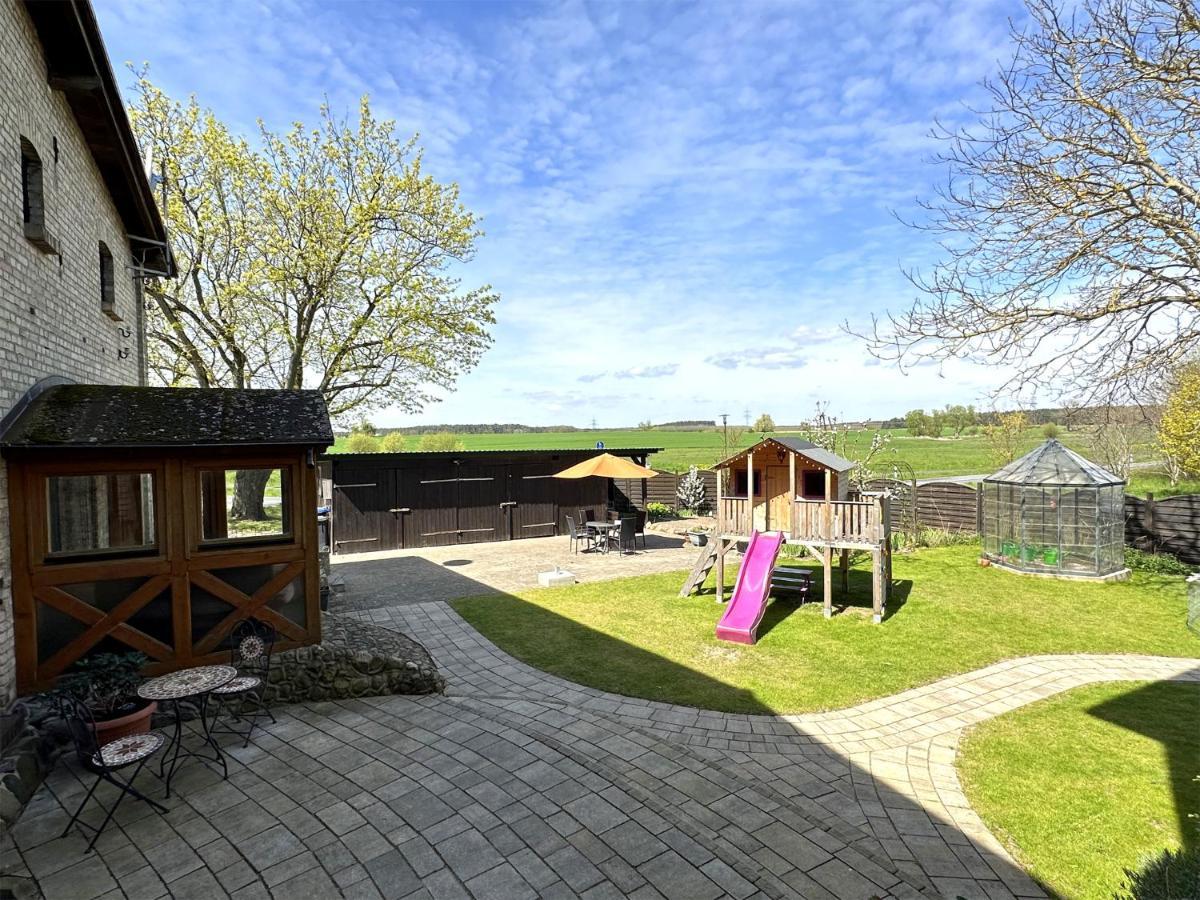 Behindertengerechte Ferienwohnung Nossentiner Huette Exterior foto